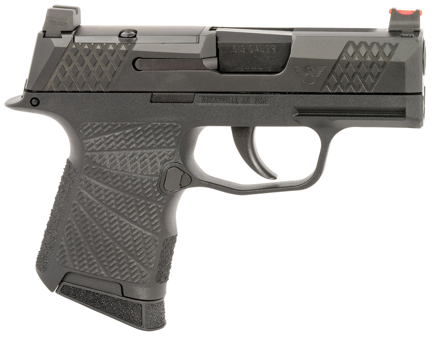 Handguns Wilson Combat 3.10" 9mm WILS SIG-WCP365-9B-RC   P365 9MM BLACK  RMRCC CUT • Model: 3.10"